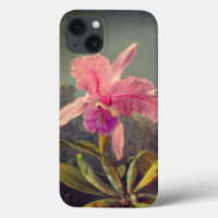 Cattleya Orchid and Three Hummingbirds Heade