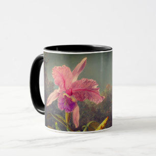 Cattleya Orchid and Three Hummingbirds Heade Mug