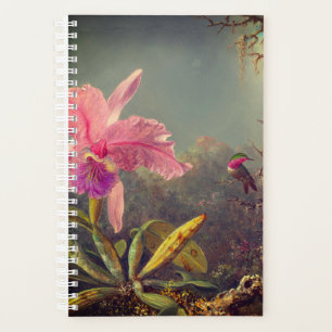 Cattleya Orchid and Three Hummingbirds Heade Planner