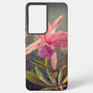 Cattleya Orchid and Three Hummingbirds Heade Samsung Galaxy Case