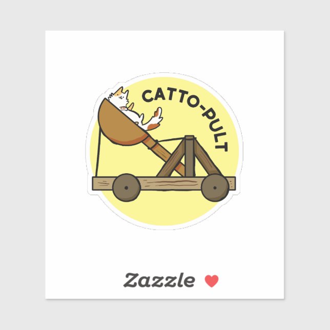 Catto-pult Cat Pun Die-Cut (Sheet)