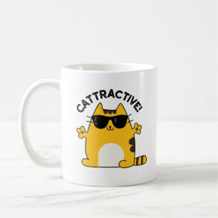 Cattractive Funny Attractive Cat Pun Coffee Mug