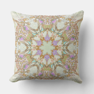 Catulpa Quilted Art Mandala Pillow