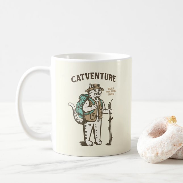 Catventure Coffee Mug (With Donut)
