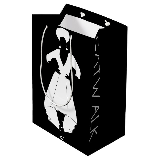 Catwalk Medium Gift Bag (Back Angled)