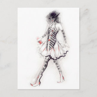 Catwalk Postcard
