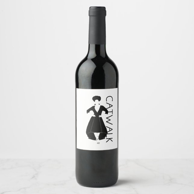 Catwalk Wine Label (Front)