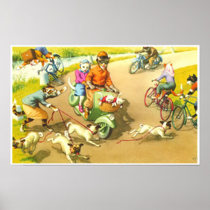 CATWALKS: A Wild Scooter Ride   Poster Art