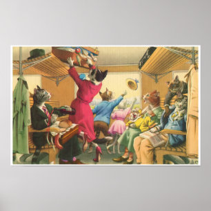 CATWALKS: Catastrophe on the Train - Poster Art