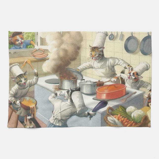 CATWALKS: Kitchen Catastrophe - Tea Towel (Horizontal)