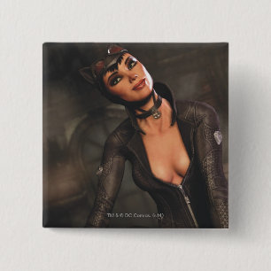 Catwoman 1 15 cm square badge