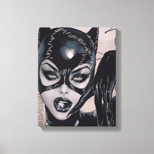 Catwoman #50 Sozomaika Cover Illustration Canvas Print