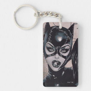 Catwoman #50 Sozomaika Cover Illustration Key Ring
