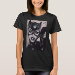Catwoman #50 Sozomaika Cover Illustration T-Shirt<br><div class="desc">Check out this awesome Catwoman illustration by Sozomaika,  featuring Catwoman holding a diamond in her mouth. Perfect for any Catwoman fan,  grab this on a wall art print,  sketch notebook,  and many more customisable Zazzle products perfect for gifting or treating yourself!</div>
