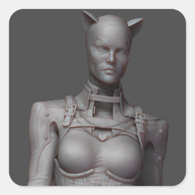 Catwoman Alternate Square Sticker (Front)