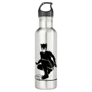 Catwoman Ink Brush Pose 710 Ml Water Bottle