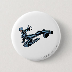Catwoman kicks 6 cm round badge