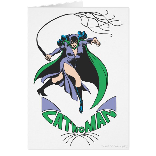 Catwoman & Logo Green (Front)