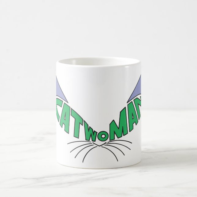 Catwoman Logo Green Coffee Mug (Center)