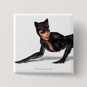 Catwoman Lurking 15 Cm Square Badge