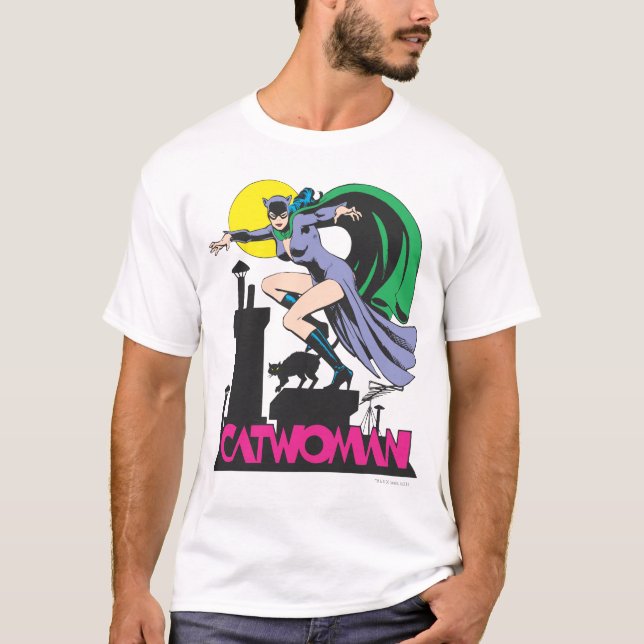 Catwoman & Pink Name T-Shirt (Front)