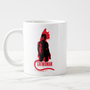 Catwoman Selina Kyle Cat Silhouette Large Coffee Mug