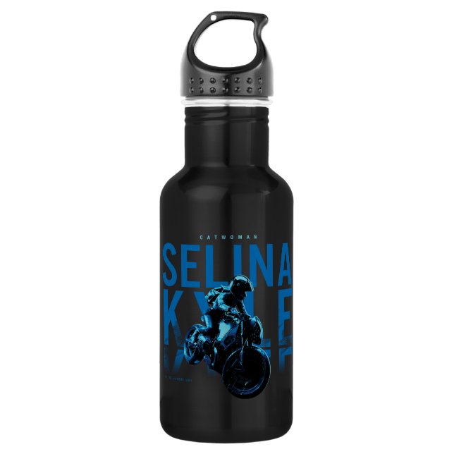 Catwoman Selina Kyle Motorcycle 532 Ml Water Bottle (Front)