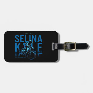 Catwoman Selina Kyle Motorcycle Luggage Tag
