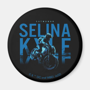 Catwoman Selina Kyle Motorcycle Magnet