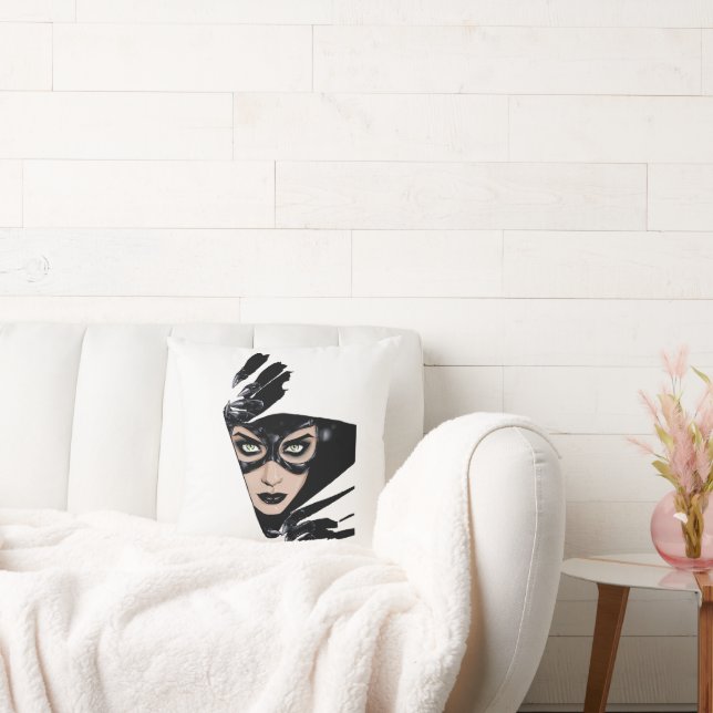 Catwoman The Claws Are Out Cover Illustration Cushion (Couch)