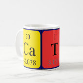Caty periodic table name mug (Front Left)