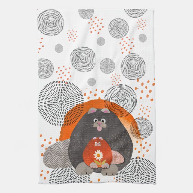 CATZ PAJAMAZ  Kitchen Towels (Vertical)