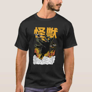 Catzilla Angry Kaiju anime Cat Monster  for Men Wo T-Shirt