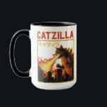 Catzilla Cat Monster Funny Japanese Parody Women M Mug<br><div class="desc">Catzilla Cat Monster Funny Japanese Parody Women Men Kids ,  funny design grab,  catzilla cat monster t-shirt,  mom dad son daughter family,  perfect gift idea present,  birthday mother's day father's day,  funny catzilla cat monster t-shirt,  perfect gift,  japanese art lovers,  proudly wear</div>