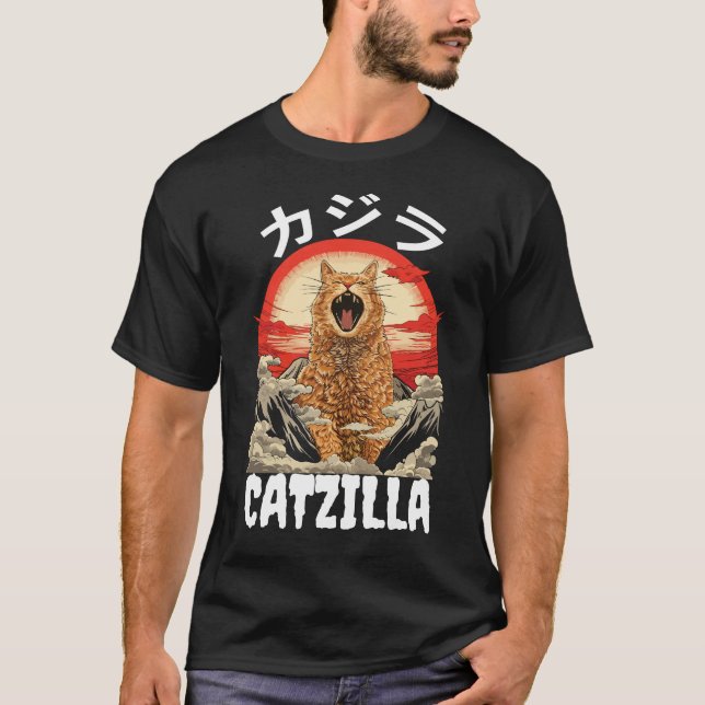 Catzilla Cat T-Shirt (Front)