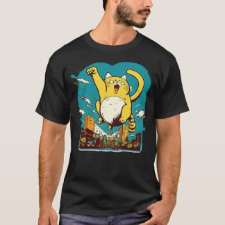 Catzilla flying T-Shirt