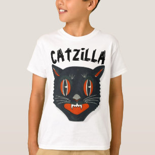 CATZILLA, Funny Boys Kids Cat T-shirts