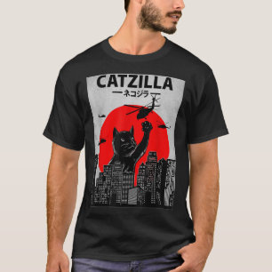 Catzilla Funny Cat , Funny Cat , Cat Lover  T-Shirt
