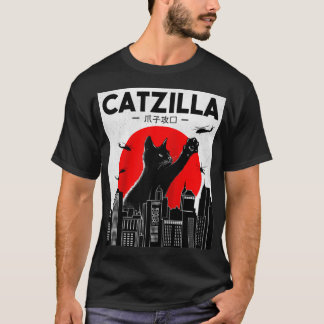 Catzilla Funny Cat , Funny Cat , Cat Lover  T-Shirt