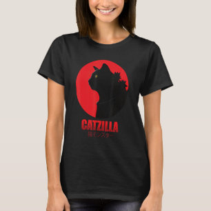 Catzilla Funny Cat Shirt, Funny Cat T-Shirt