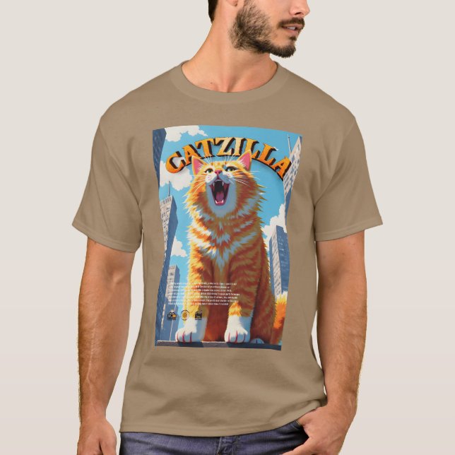 catzilla girl T-Shirt (Front)