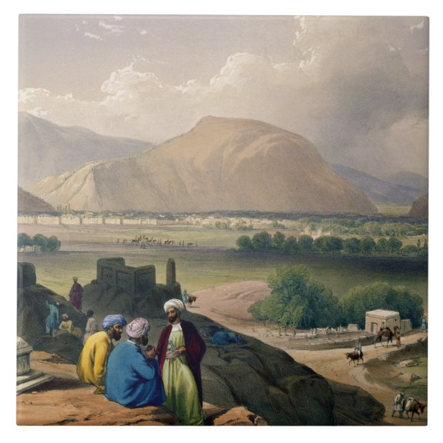 Caubul, from a Burying Ground on the Mountain Ridg Tile (Front)