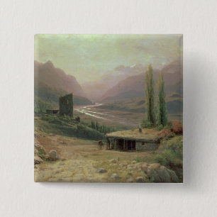 Caucasian Canyon, 1893 15 Cm Square Badge