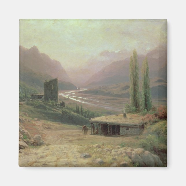 Caucasian Canyon, 1893 Magnet (Front)