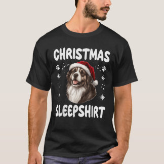 Caucasian Ovcharka Dog Nightgown Pajama Christmas  T-Shirt
