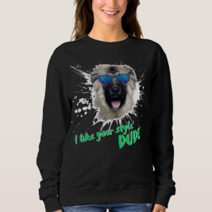 Caucasian T-shirt Caucasian I like your style Dude Sweatshirt
