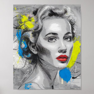 Caucasian Woman Poster