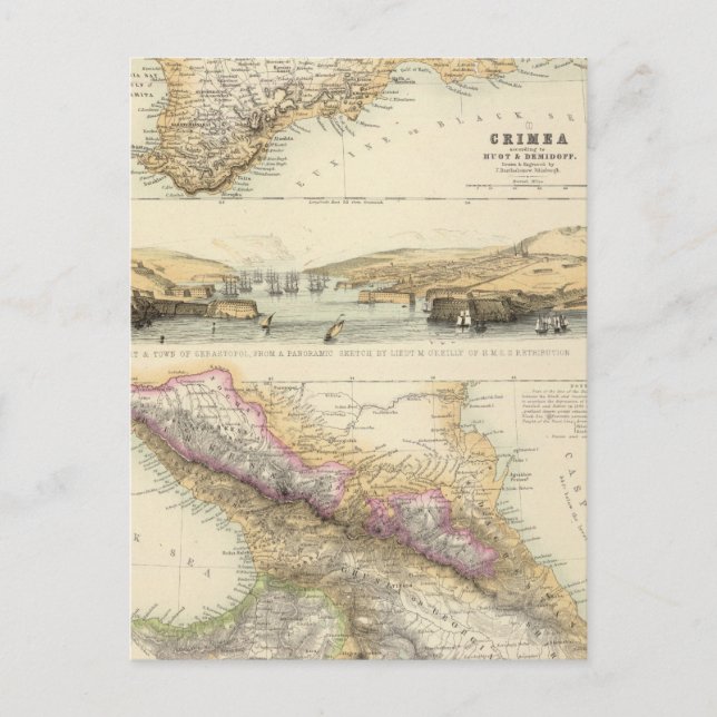 Caucausus and Crimea Postcard (Front)