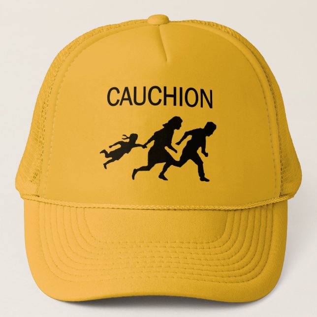 CAUCHION Border Crossing Trucker Hat (Front)