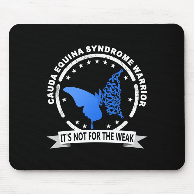 Cauda Equina Syndrome Warrior 1  Mouse Mat (Front)